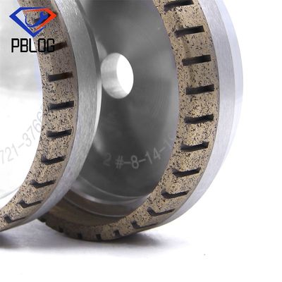 Bevel Makine Cam Kenarlık Yarım Bölümlü Düzme Elmas Çarkı