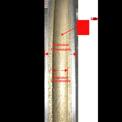 80MM Grit Cam İşleme Makinesi için Özel Elmas Girding Wheel Abrasif Disc