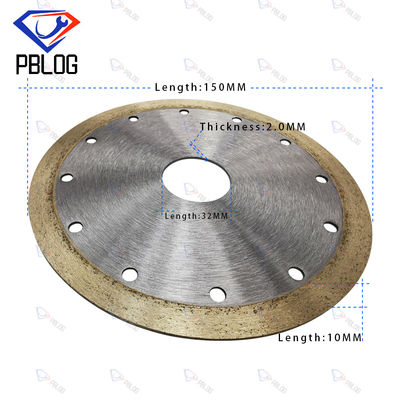 Elmas Sintered Devam Kenar Kırma Disk Blade Keramik Metal için