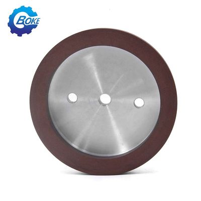 150mm Kırmızı Düzme Elmas Rezin Bağlama Tekerleği Bavelloni İçin Cam Eğrici