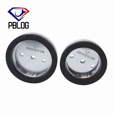PLOG Kenarlı ve Çömlekli Cam Düz Kenarlı İkili Makine için Siyah reçine tekerleği