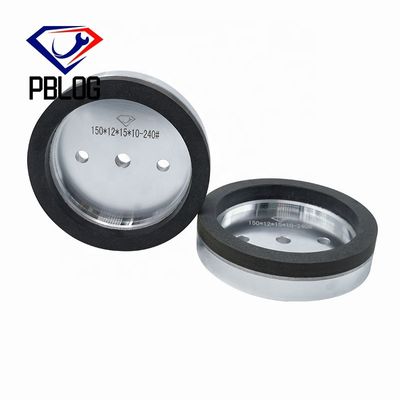 PLOG Kenarlı ve Çömlekli Cam Düz Kenarlı İkili Makine için Siyah reçine tekerleği