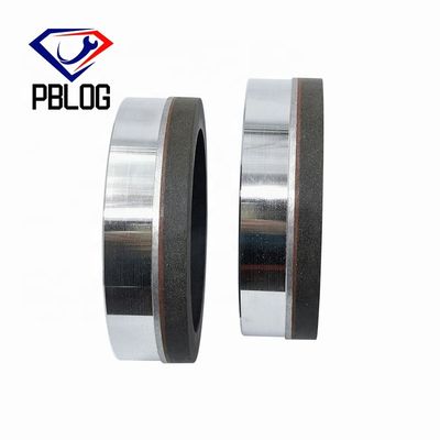 PLOG Kenarlı ve Çömlekli Cam Düz Kenarlı İkili Makine için Siyah reçine tekerleği