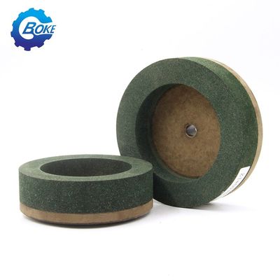 İyi Performans Yeşil Kupa Şekli 150mm Bk Kenarlama Makinesi için Poliş Çarkı