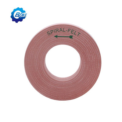 Yüksek Parlaklıklı Spiral Felt Poliş Çarkı Beveling Makinesinde Cam Poliş için