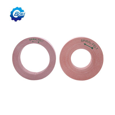 Yüksek Parlaklıklı Spiral Felt Poliş Çarkı Beveling Makinesinde Cam Poliş için