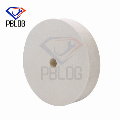 Üretici özelleştirilebilir Cam seramik metal cilalama aracı yün Felt cilalama tekeri