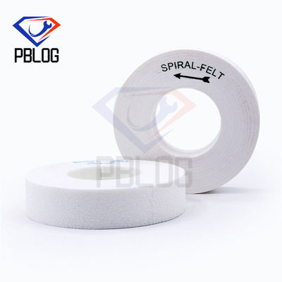 Cam kenar işleme araçları Spiral Felt Sanding Disc Standart boyutlu cilalama tekeri