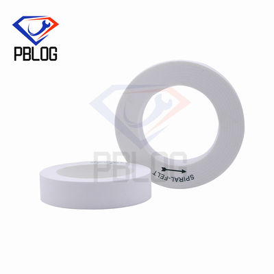 Cam kenar işleme araçları Spiral Felt Sanding Disc Standart boyutlu cilalama tekeri