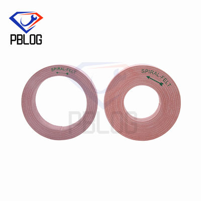 Fabrika toptan Satış Cam kenar yüzey cilalama pembe alet yünü Felt cilalama tekerleği