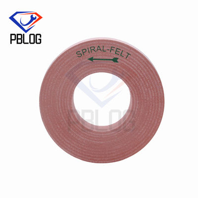 Fabrika toptan Satış Cam kenar yüzey cilalama pembe alet yünü Felt cilalama tekerleği