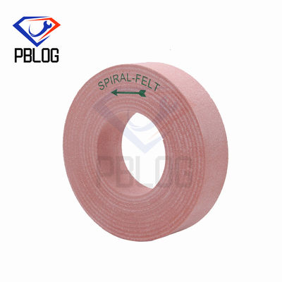Fabrika toptan Satış Cam kenar yüzey cilalama pembe alet yünü Felt cilalama tekerleği