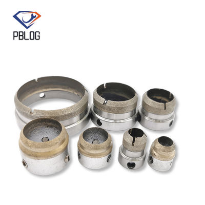 PBLOG Cam sondaj çemberli kolye elmas boş çemberli kolye bronz sinterli öğütme aracı