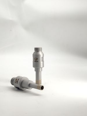 Shank Karot Cam Matkap Uçları Kumlama / Sinterleme İşlemi Buzlu Doku