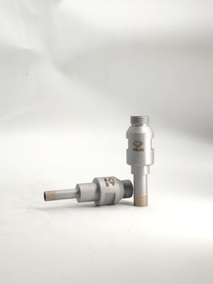 Shank Karot Cam Matkap Uçları Kumlama / Sinterleme İşlemi Buzlu Doku