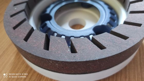 Siyah Yeşil reçine bardak tekerleği öğütme Yüksek parlaklık 150mm ince cam koruma