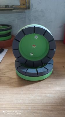 Çift Kenarlı Beveling Makinesi için 100mm 22mm Delikli reçine bardak öğütme tekeri