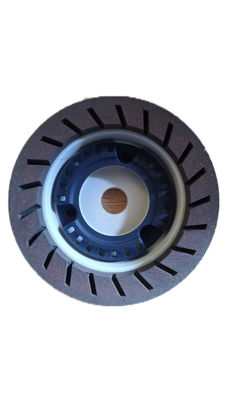 120# - 240# Beyaz Kahverengi Sertlik Yüksek Dayanıklı reçine tekerleği 12mm İç delik 2800RPM'den daha düşük