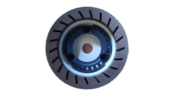 120# - 240# Beyaz Kahverengi Sertlik Yüksek Dayanıklı reçine tekerleği 12mm İç delik 2800RPM'den daha düşük