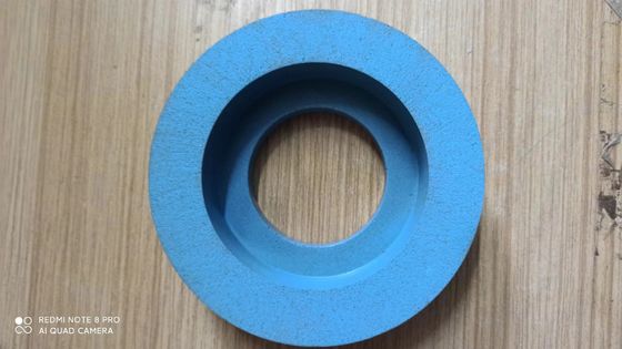 Mavi reçine tekerleği Yüksek Keskinlik Grit 60 Çift Kenarlı / Beveling Makinesi için