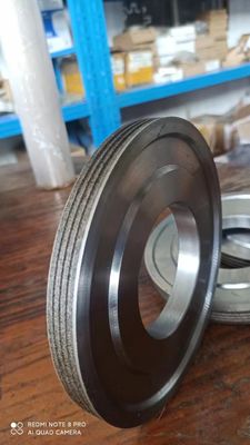 240 Çakıl sertleştirme elmas tekerleği 4 mm*2 çalışma katmanı boyutu ve yuvarlak kenarı ile