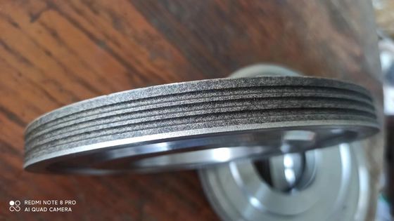 240 Çakıl sertleştirme elmas tekerleği 4 mm*2 çalışma katmanı boyutu ve yuvarlak kenarı ile