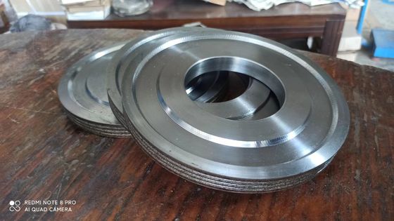 240 Çakıl sertleştirme elmas tekerleği 4 mm*2 çalışma katmanı boyutu ve yuvarlak kenarı ile