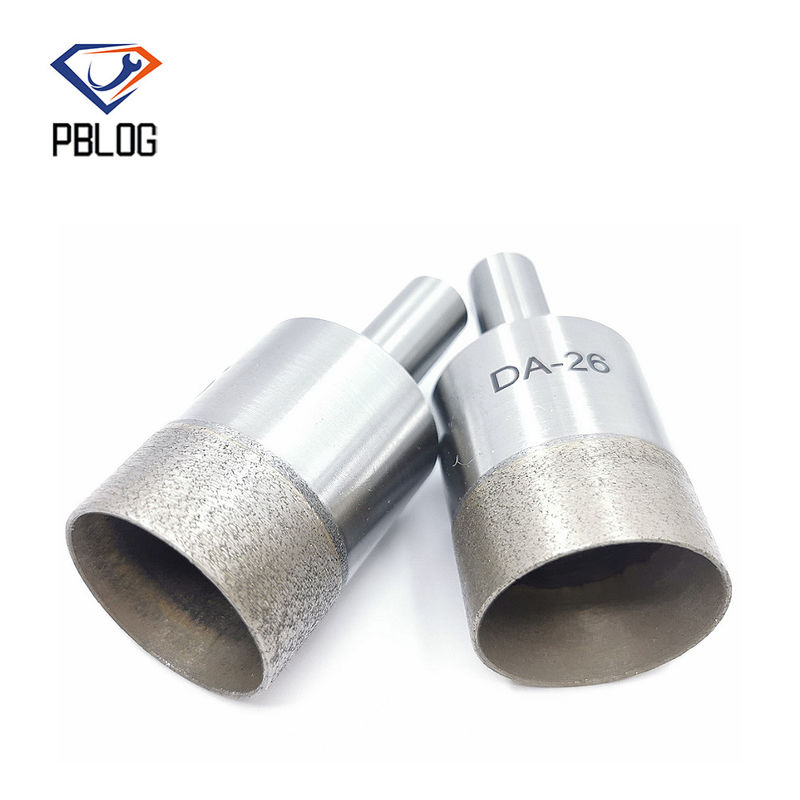PBLOG Yüksek kaliteli Düz saplı elmas matkap parçaları cam işleme için Cam donanımı Aletler cam kesme