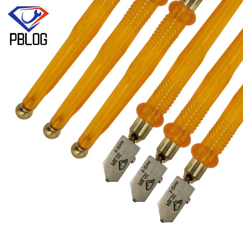 Yüksek Kaliteli El Plakası Cam Kesme Aracı Elmas Ucu Cam Kesme Kalemi Metal taşınabilir Tempered Cam Kesme