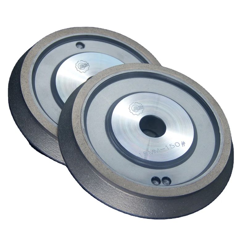 Dayanıklılık Pblog 240# Gri Elmas Döşeme Tekerleği Yuvarlak Kenar 12/22/30mm Arbor Deliği