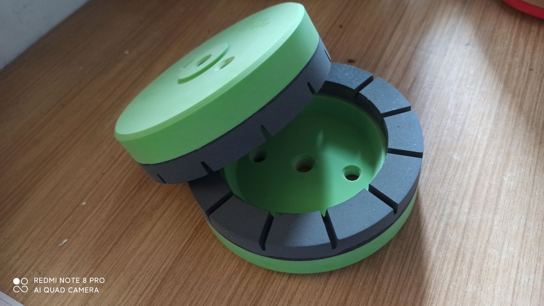 Sertlik 100/130/150/175mm reçine tekerleği Çift kenarlı makine keskinliği 12/22/50mm İç delik
