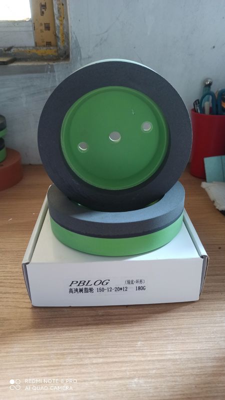 150mm ince cam reçine öğütme tekeri / çift kenarlı makine için ince cam kullanılan reçine tekeri