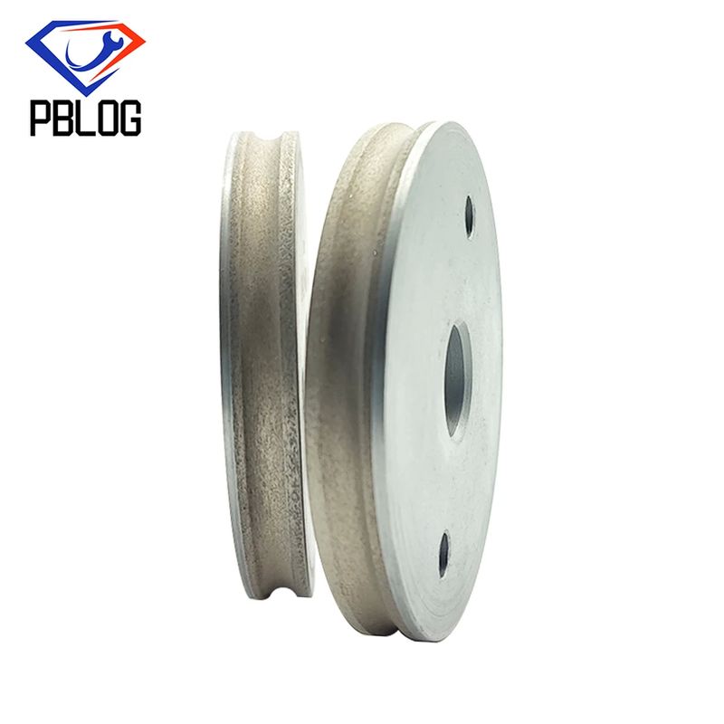 240 çamurlu Gri Elmas Döşeme Çarkı Yuvarlak Kenarlı ve 12/22/30mm Arbor Deliği